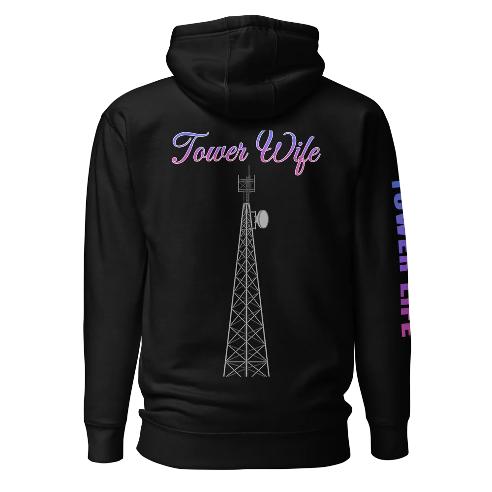 Tower Wife hoodie — back